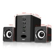 thumbnail image 3 of SADA D-202 USB Wired Combination Speakers Computer Speakers Bass Stereo Music Player Subwoofer Sound Box for Desktop Laptop Notebook Tablet PC Smart Phone, 3 of 7