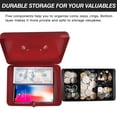 thumbnail image 3 of Metal Cash Box with Lock and 2 Keys, Portable Lockable Cash Box with Removable 5-Compartment Coin Tray for Office, Retail, Home and Events, 3 of 7
