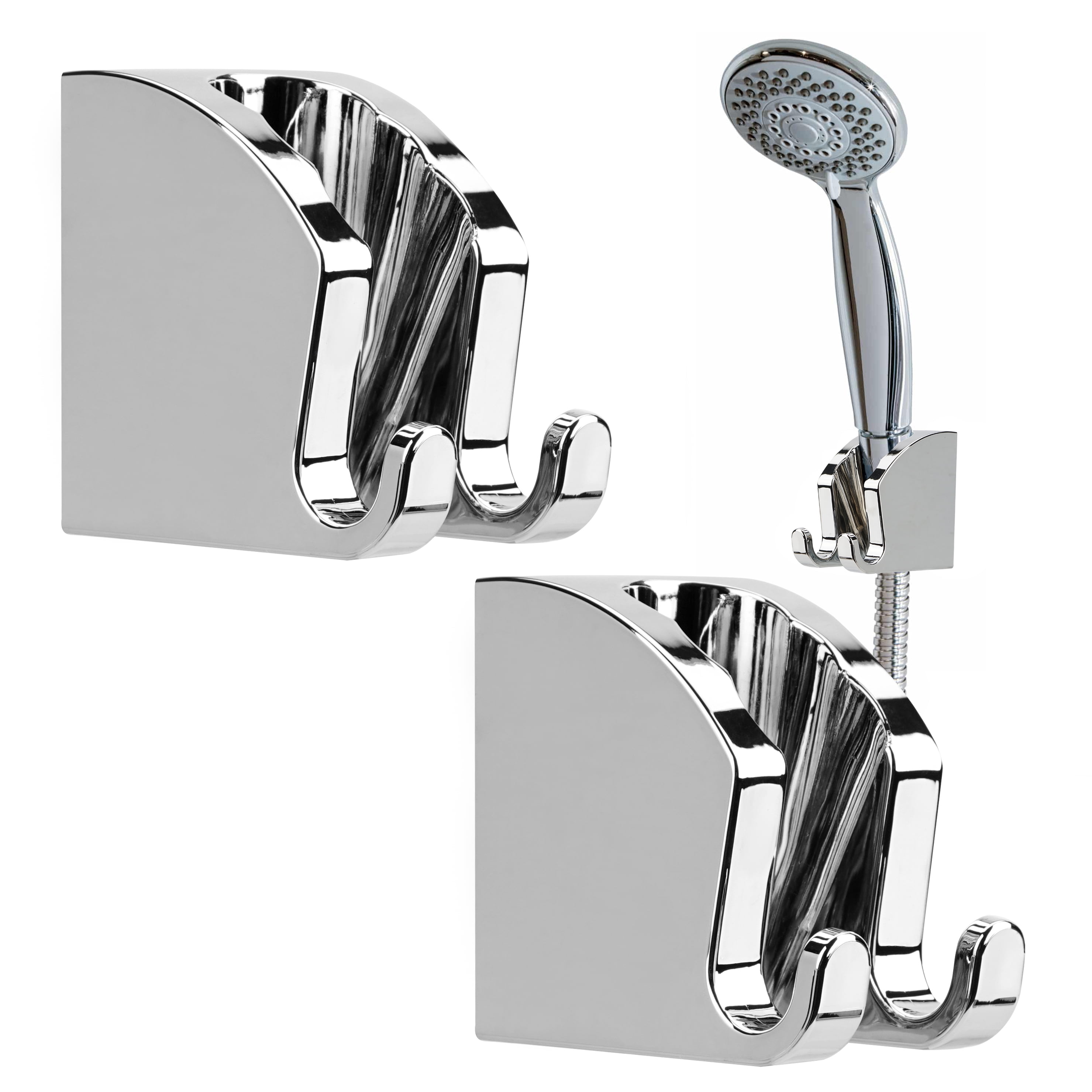 DODAMOUR 2 Pack Shower Head Holder Wall Mount, Adjustable Handheld