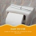 thumbnail image 2 of SHISUYAN 3pcs Toilet Paper Holder Plastic Rod With Spring Rod And Bar Replacement Includes Toilet Paper Holder Parts And Insert For Easy Replacement, 2 of 8