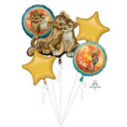 LION KING Balloon BOUQUET Kit • Party Supplies Decorations Foil Mylar Balloon • 5pc