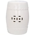 thumbnail image 1 of Safavieh Modern Ming Ceramic Garden Stool in Cream, 1 of 2