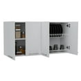 thumbnail image 3 of Boahaus Valence Wall Cabinet, White, 3 of 6