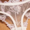 thumbnail image 4 of Lingerie for Women Mesh Full Transparent Embroidery Underwear Babydoll Breathable Panties, 4 of 6