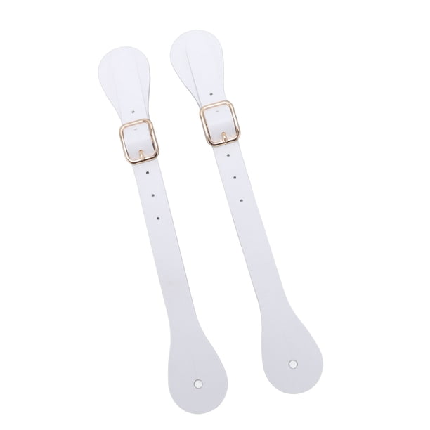 Correa de Cuero para Espuelas, Cuero Sintético, Longitud Ajustable de 22 cm de Largo, Soporte para Espuelas de Vaquero Occidental Paracuestres con Diseño Elegante, PARA