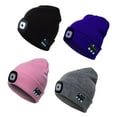 thumbnail image 3 of Gorro con Bluetooth, auricures inalámbricos, gorro LED de punto de invierno para mujeres, hombres, adolescentes, , niñas, deportes al aire libr Negro Sunnimix Sombrero de música caliente de invierno, 3 of 6