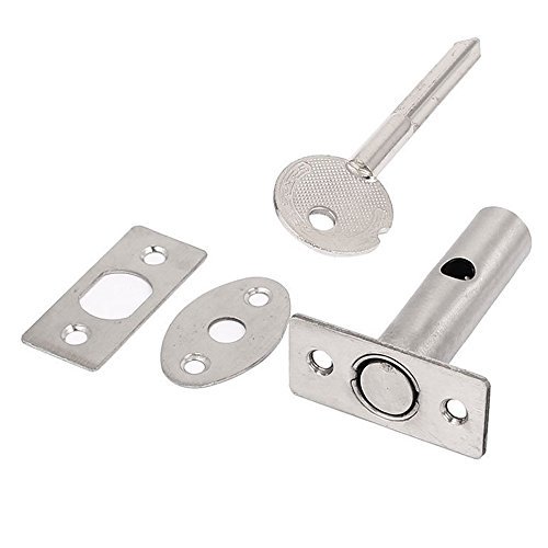 Rannb Stainless Steel Hidden Manager Tubewell Mortise Lock Window Drawer Cabinet Gate Security Door Lock with Key for Office H