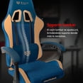 thumbnail image 4 of Silla Gamer BALAM RUSH POWER RUSH V2 Ergonomica Reclinable Azul - Camel BR-944496 Comodidad duradera y estilo único, 4 of 6