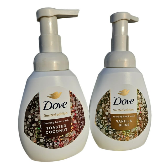 Dove Limited Edition Foaming Hand Wash | Toasted Coconut 10.1 oz and Vanilla Bliss 10.1 oz