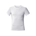 thumbnail image 3 of UKAP Mens Compression Quick Dry Shirt O-Neck Short Sleeve Casual T-Shirt Solid Color Bodybuilding Base Layer Activewear, 3 of 4