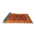 thumbnail image 2 of Ahgly Company Indoor Round Oriental Orange Industrial Area Rugs, 8' Round, 2 of 4