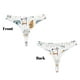 thumbnail image 3 of Balery Puppy Tangas de Algodón para Mujer con Estampado – Ropa Interior Sexy, Transpirable, G-string-Large, 3 of 6