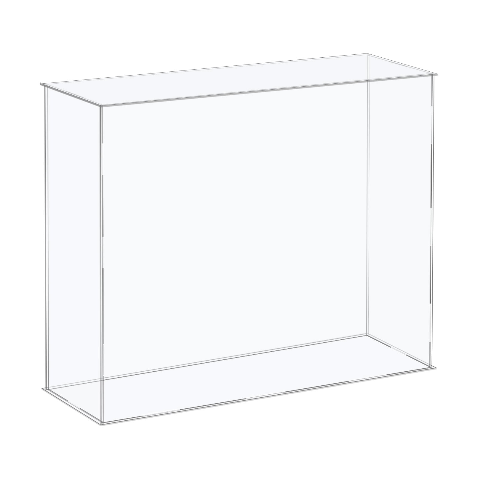 Acrylic Display Case Plastic Box Cube Storage Box Clear Assemble