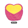 thumbnail image 3 of Star Burst Heart Shape Signs Price Tags 3.5 x 2.8 Inch Pink Border Yellow Color for Retail Sales Pricing 50 Pcs, 3 of 4