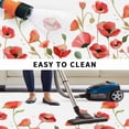 thumbnail image 5 of Red Poppy Outdoor Rug for Patio/Deck/Porch, Non-Slip Large Area Rug 3 x 5 Ft, Spring Summer Flowers Botanical Watercolor Indoor Outdoor Rugs Washable Area Rugs, Reversible Camping Rug Carpet Runner, 5 of 8