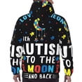 thumbnail image 7 of Naloa I Love With Autism To The Moon And Back Men's Casual Hooded Collar Drawstring Hoodies Pullover Sweatshirts Casual Long Sleeve Shirts-3X-Large, 7 of 7