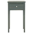 thumbnail image 4 of SAFAVIEH Abel Solid Rustic Nightstand with Storage Drawer, Steel Teal, 4 of 6