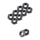 thumbnail image 4 of Eddwiin 250pcs M3 Perno de Tornillos hexagonales de Acero de aleación Negro con Surtido de Tuercas hexagonales(A款：杯头), 4 of 8