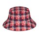 thumbnail image 1 of Fotbe Heart Plaid Sombrero Tipo Pescador con Estampado – Sombrero de Sol de Algodón de Moda para Playa, Golf, Pesca, 1 of 6