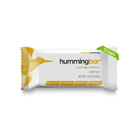 Humming Hemp, Hummingbar, Honey & Cinnamon, 45G, 12 Ct.