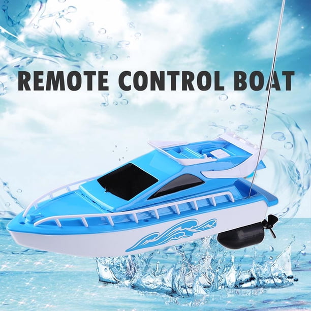 Mini barco de control remoto de 2 uds.juguete de barco de remos de alta velocidad (azul) Ehuebsd Para estrenar