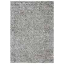 SAFAVIEH Venus Elijah Solid Plush Shag Area Rug, 2'7" x 5', Grey
