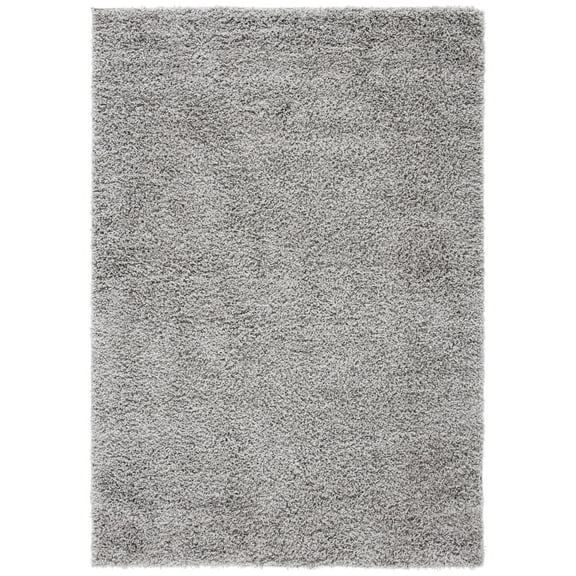SAFAVIEH Venus Elijah Solid Plush Shag Area Rug, 2'7" x 5', Grey
