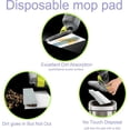 thumbnail image 3 of Disposable Replacement Pads for Shark Vacmop Pro,15-Pack Refills Compatible with VM252, VM200, VM250, VM251, VM190, VM200C, VM252C, QM250, VC205 for All Hard Floors, 3 of 6
