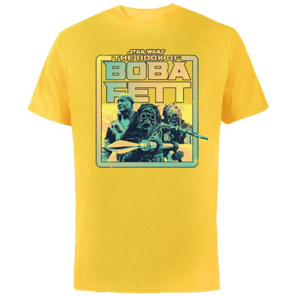 Star Wars The Book of Boba Fett Tusken Raiders - Short Sleeve Cotton T-Shirt for Adults - Customized-Yellow