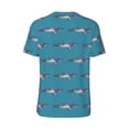 thumbnail image 3 of Rocae Cartoon Whale for Breathable Men's Baseball T-Shirt Fashionable Casual Baseball Jersey, Moisture-wicking Sportswear Small, 3 of 9