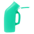 thumbnail image 4 of 5X Male Urine Bottle with Lid Autoclavable for Travel Camping Patient 1.2L Green, 4 of 5