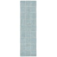 thumbnail image 2 of SAFAVIEH Abstract Benedict Geometric Runner Rug, Blue/Gray, 2'3" x 8', 2 of 8