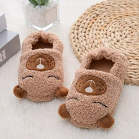 

GXSR Toddler Kids Non-slip Slippers Girls Boys Warm House Slippers