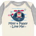 thumbnail image 4 of Inktastic Mimi and Pappy Love Me Baby Boy Boys Long Sleeve Baby Bodysuit, 4 of 5