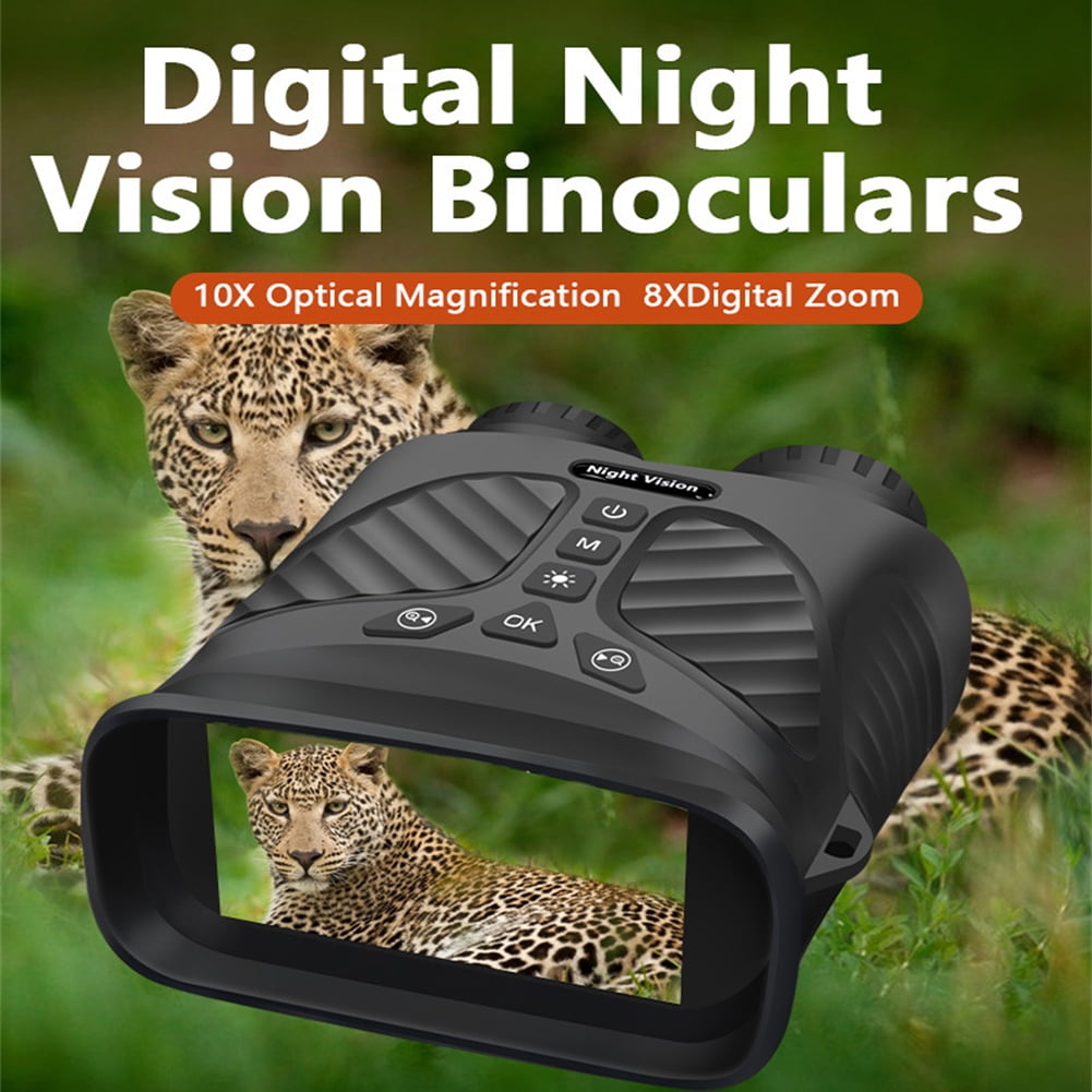 2.5K Night Vision Goggles, Night Vision Binoculars with 3'' HD Screen, 8X Digital Zoom, 32GB Card, Binoculars Night Vision That Can Take Photos and Videos for Camping Farm & Security
