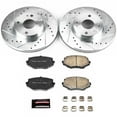 thumbnail image 3 of PowerStop Front Z23 Evolution Sport Carbon-Fiber Ceramic Brake Pad and Drilled & Slotted Rotor Kit Fits: MAZDA Select Models K793, 3 of 10