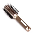 thumbnail image 1 of LAFGUR Round Hair Brush Double-Sided Nylon & Boar Bristles Barrel Styling Comb For Creating Volume & Curls, 1 of 8