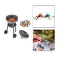 thumbnail image 4 of RM 1:64 s pintadas Camping BBQ escenas paisajismo entrena a la gente parrilla Sunnimix Figuras de muñecas en miniatura, 4 of 8