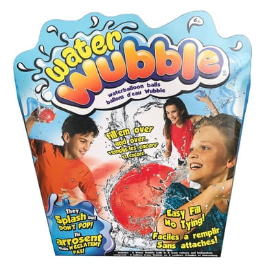 Water Wubble Waterballoon Balls - Refillable, Reusable, Easy-Fill Valve, Seals (Best Water Balloon Games)