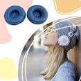 thumbnail image 1 of Becaristey Replacement Ear Pads For Headphones Breathable And Comfortable Erfect Replacement Parts High Elastic blue 1Set, 1 of 6