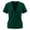 Dark Green #15, variant on Deep V Neck T-Shirt for Men Slim Fit Muscle Tee Shirts Summer Casual Low Cut Stretch Workout Tops Coffee L