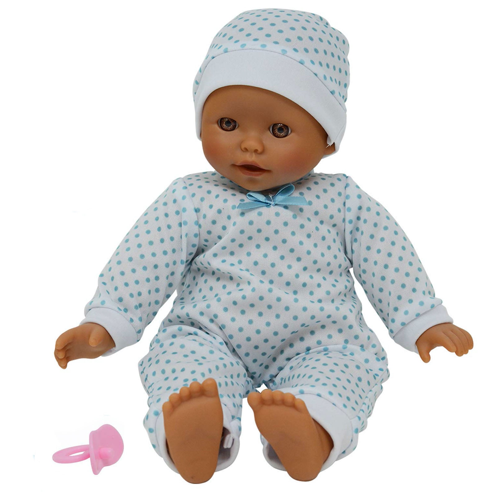The New York Doll Collection 14 inch Soft Body Hispanic Baby Doll