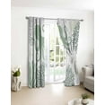 thumbnail image 4 of Fsddascl Sage Green Octopus Coastal Blackout Curtains for Bedroom/Living Room, Thermal Insulated Kitchen Curtains, Nautical Coral Starfish Grommet Darkening Window Treatment Drapes 42"x63"x2, 4 of 8