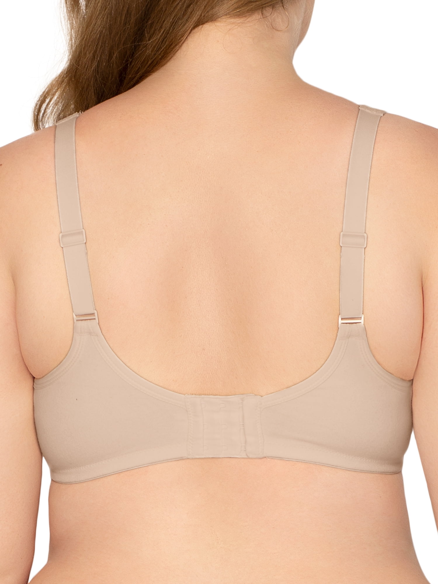 Fruit of the Loom Women's Plus Size Beyond Soft Cotton Unlined Underwire Bra, Style FT813