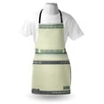 thumbnail image 3 of Money Apron Hundred Dollar Bill Century Note Design American Currency Style Frame Pattern, Unisex Kitchen Bib Apron with Adjustable Neck for Cooking Baking Gardening, Pale Green Grey, by Ambesonne, 3 of 3
