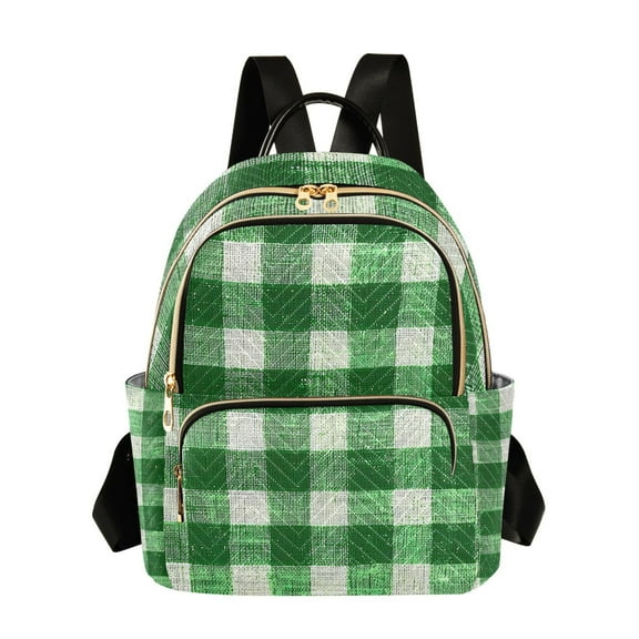 ALAZA Checkered Pattern-e2 Womens Travel Laptop Backpack Large Daypack Ladies Shoulder Bags S