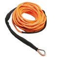 thumbnail image 4 of jiaping Synthetic Winch Rope 1/4 inch x 49 Feet Heavy Duty 7700lbs Tow Rope Winch Cable Orange, 4 of 9