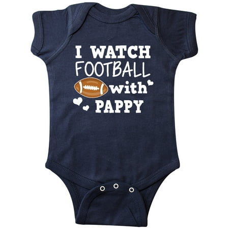 

Inktastic I Watch Football with My Pappy Gift Baby Boy Bodysuit