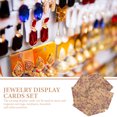 thumbnail image 3 of MasteelfCA 100pcs Decorative Floral Pattern Jewelry Display Cards Earring Display Papers, 3 of 9