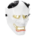 thumbnail image 3 of Disfraz de festival de Halloween Máscara horrible Accesorios de maquillaje de cosplay decorativos para mujeres Hombres Blanco, 3 of 10